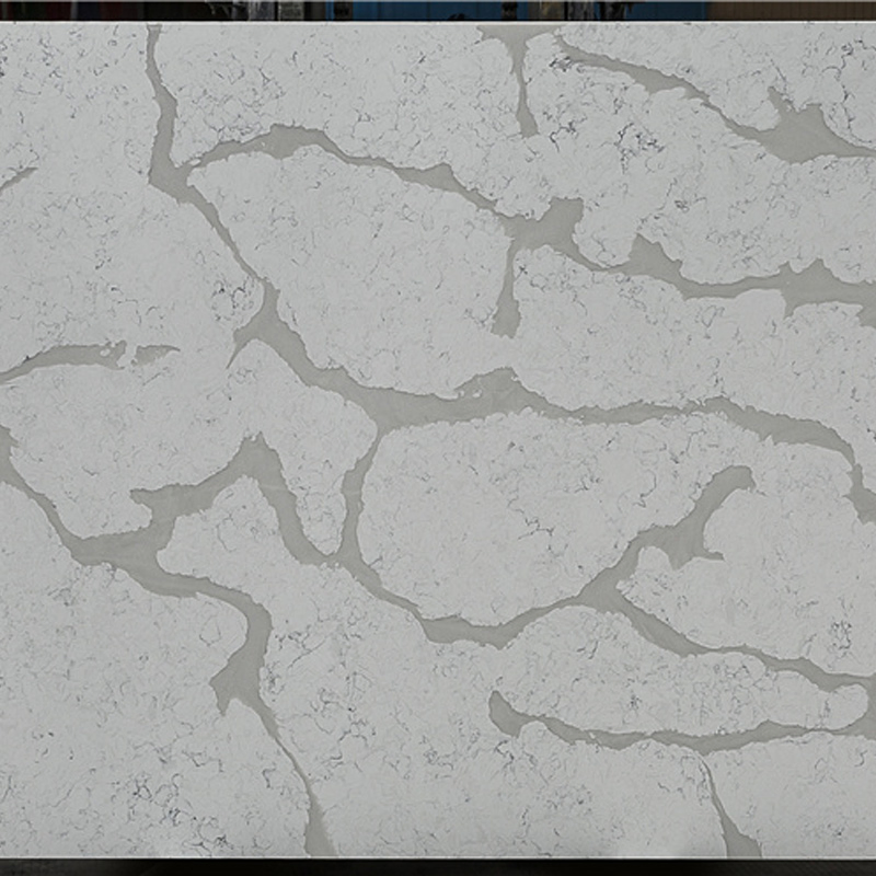 Polishing New Design Calacatta Raw Quartz Stone Slab