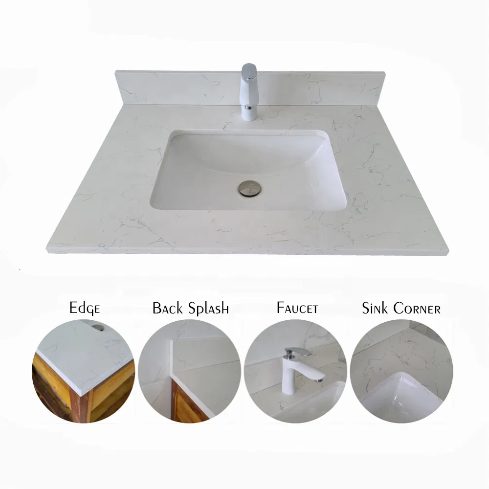 Vanity Top with Integral Bowl