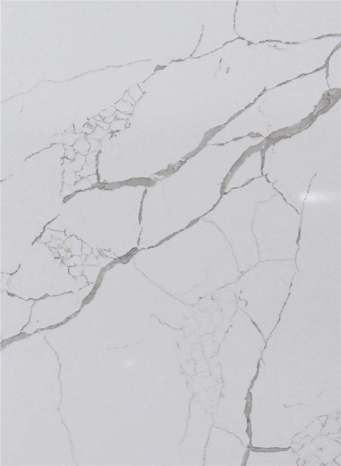 Engineered Stone polished/honed black/white/beige SF-V17 Calacatta Azul quartz for interiors/indoor kitchen/bathroom countertops/vanity
