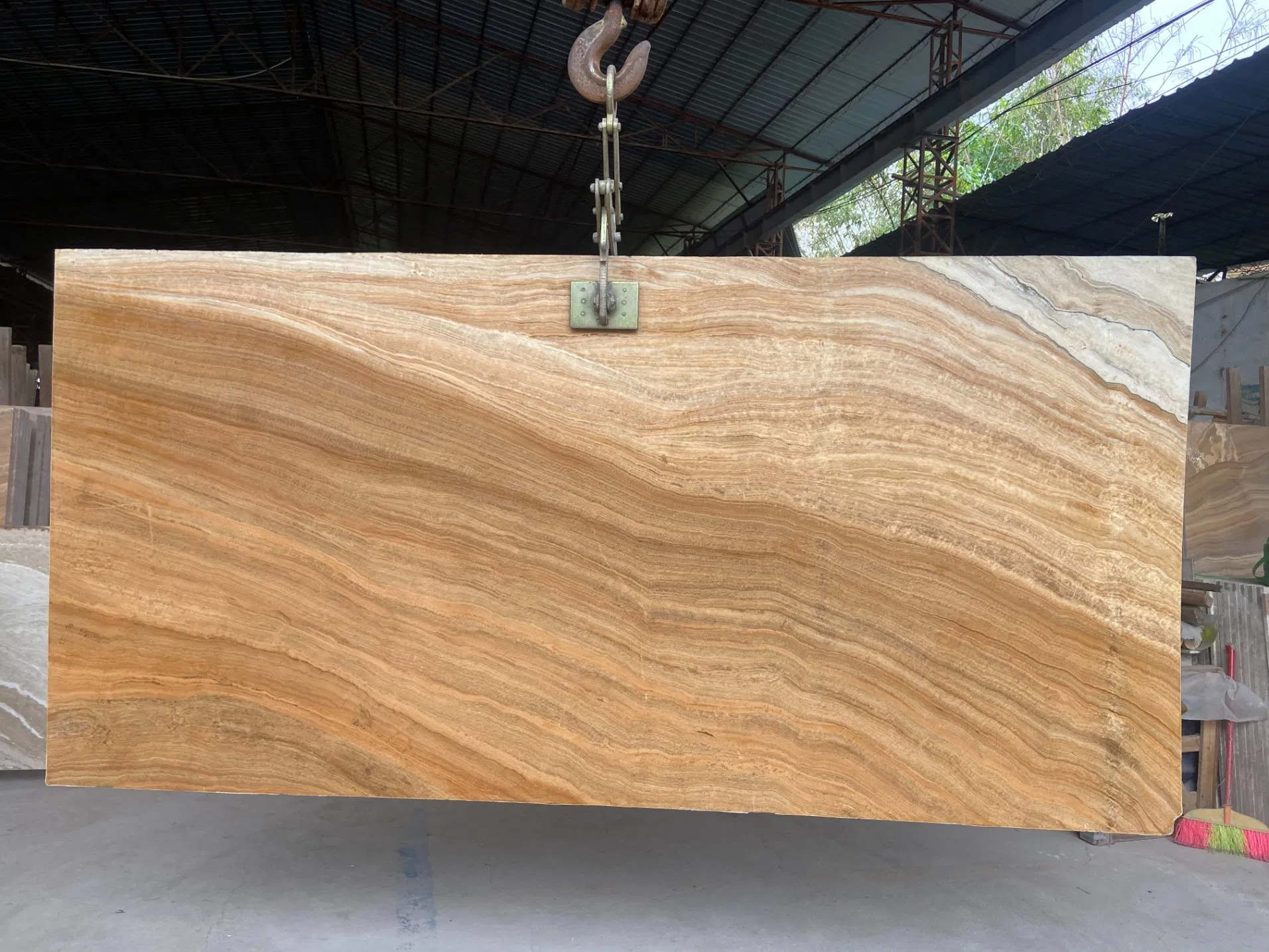 Yellow Sandstone/Yellow Wood Vein Sandstone Slab/High Quality/Natural Stone/Tile