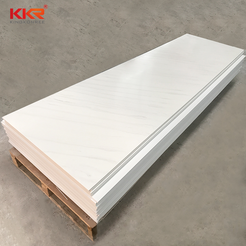 Kkr White Solid Surface Artificial Stone Marble