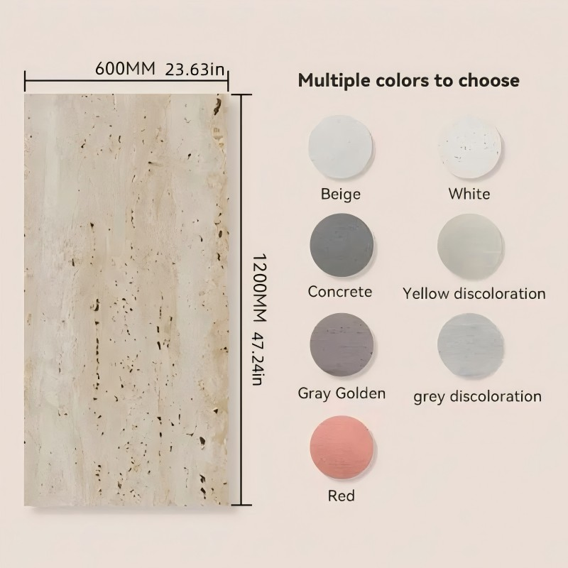 Flexible Ceramic Tiles Outdoor Wall Decoration Travertine Foshan Bending Soft Stone