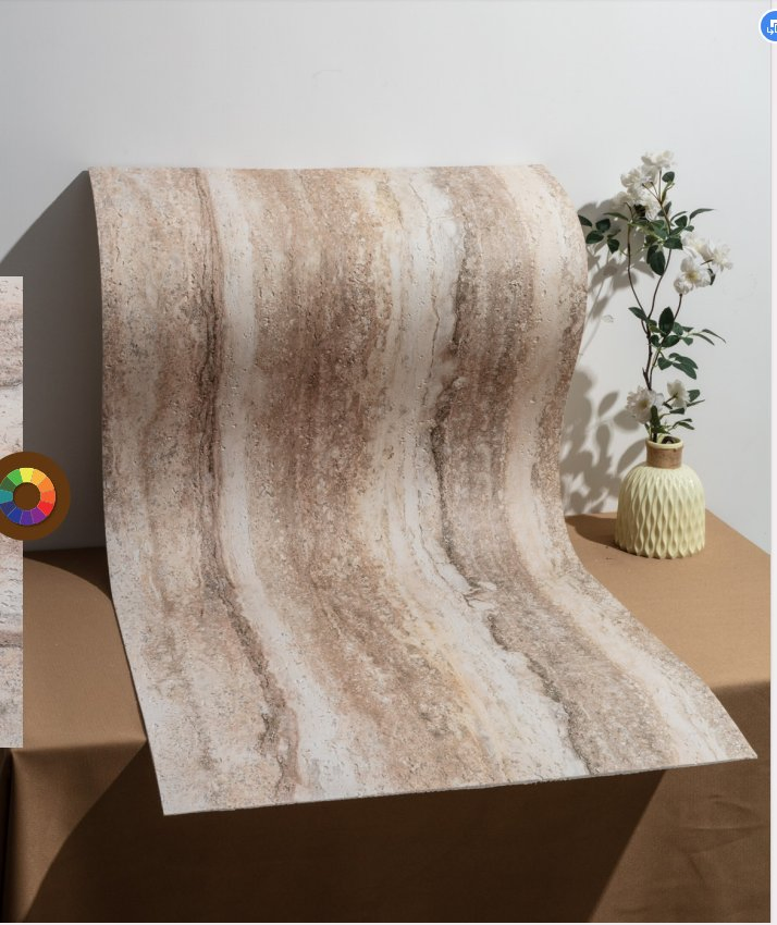 3D Composite Faux Interior Soft Wall Panels Wall Cladding Interior Travertine Mcm Flexible Artificial Stone