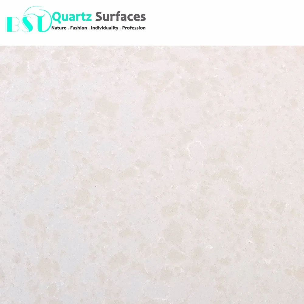 Pink Veined Quartz Stone for Kitchen Countertop