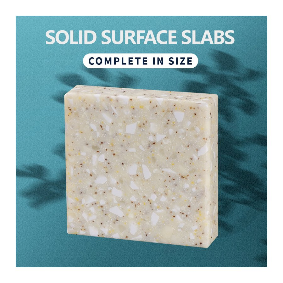 Composite Acrylic Stone Solid Surface Artificial Marble for Worktop Backsplash Wall Floor