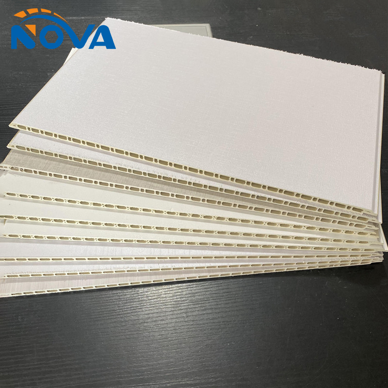 Engineered Interior Decoration WPC TV Background Bamboo Wood Fiber Integrated Wall Panel