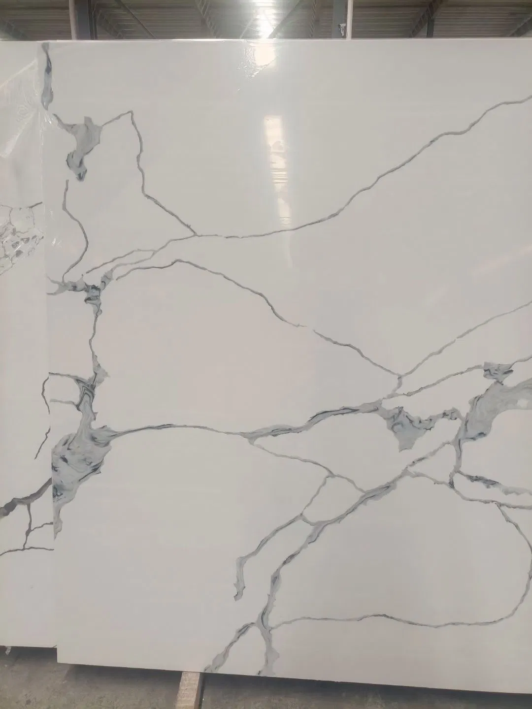 Quartz Stone Kitchen Top Building Material Home Decoration Kitchen Furniture Calacatta White