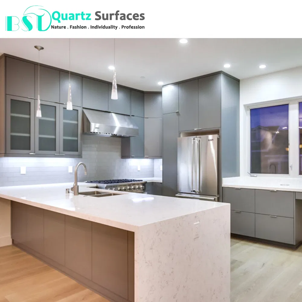 White-Veins Quartz Stone Surfaces
