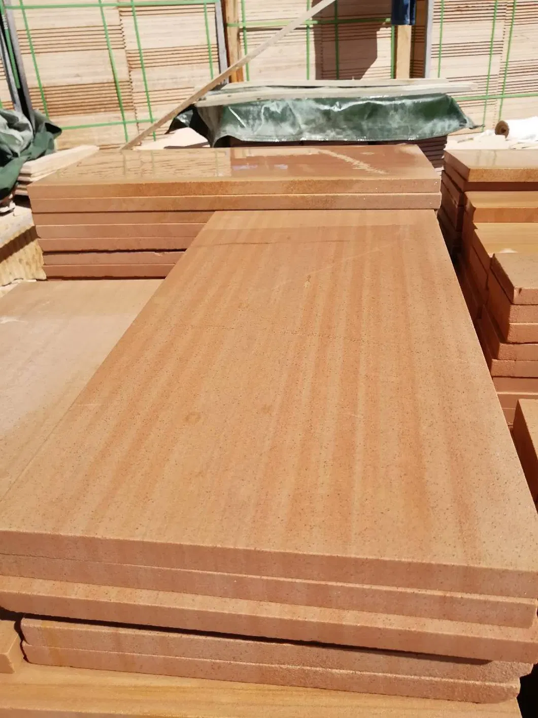Yellow Wood Sandstone Display