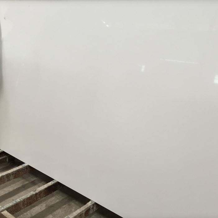 Cheap Pure White Quartz Slab High Quality Polished Quartz for Kitchen Countertop