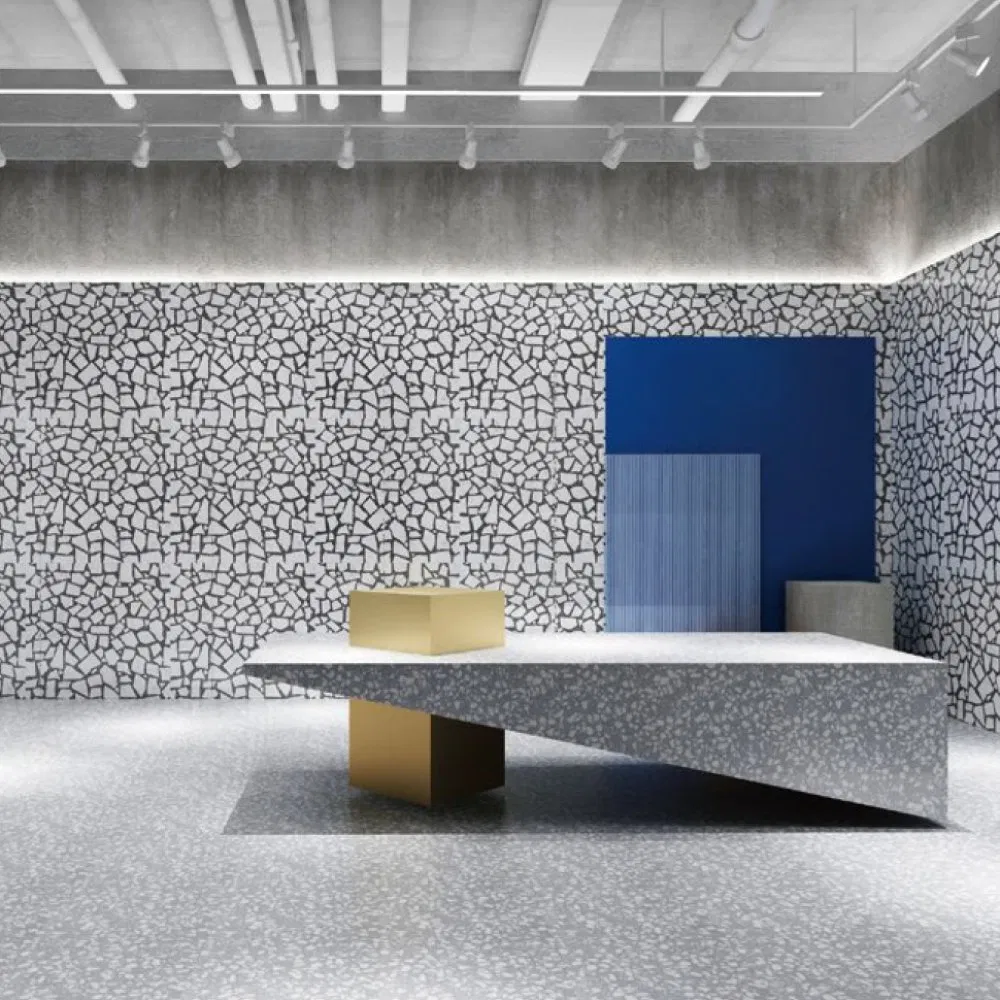 Easy to Clean Customizable Solid Surface Sheet Artificial Marble for Desk