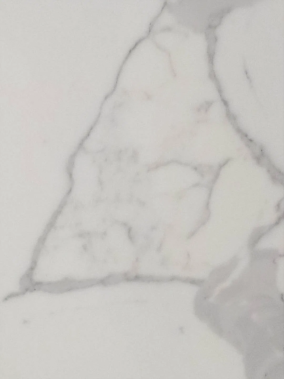 Artificial Marble Quartz Slab Calaatta White Quartz Vanity Top for Engineering