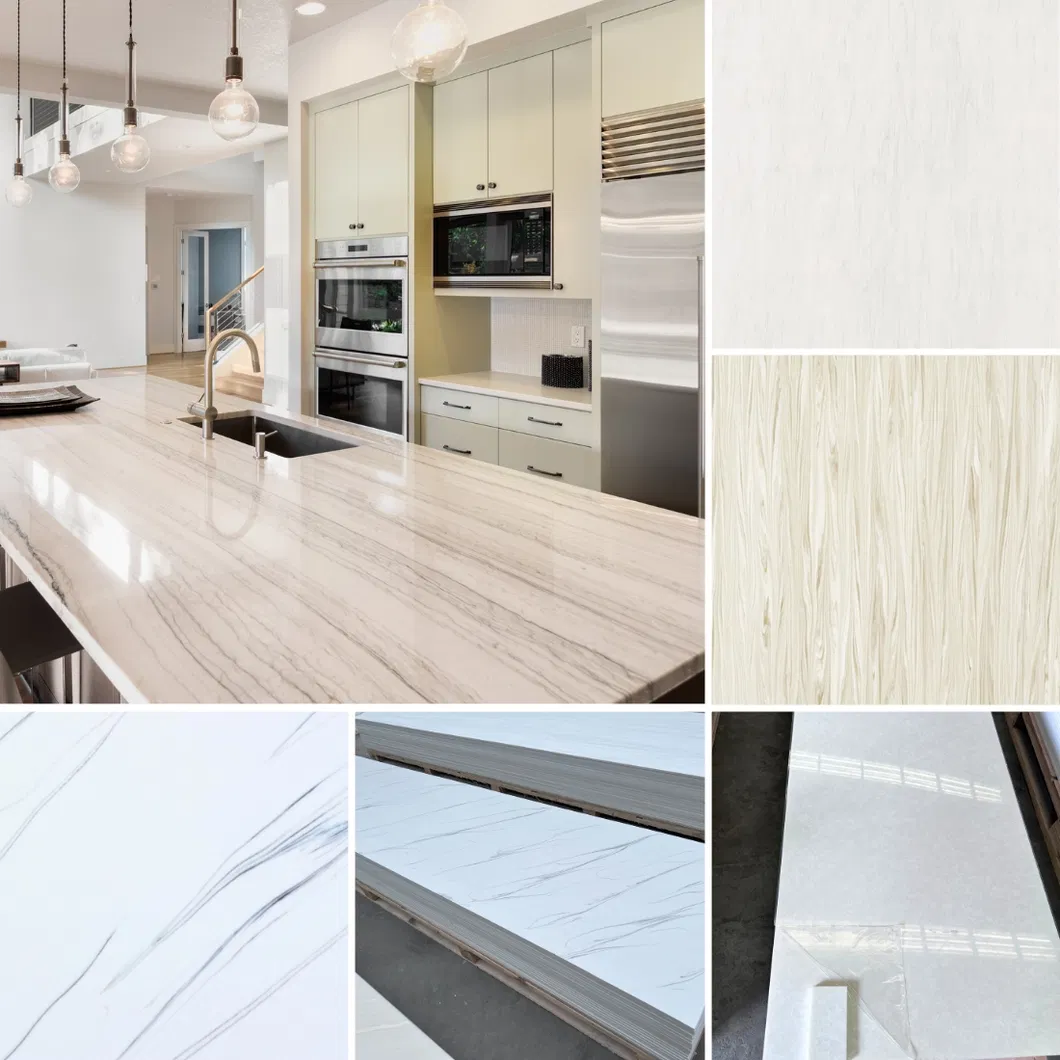 Calacatta White Quartz Slabs Surface