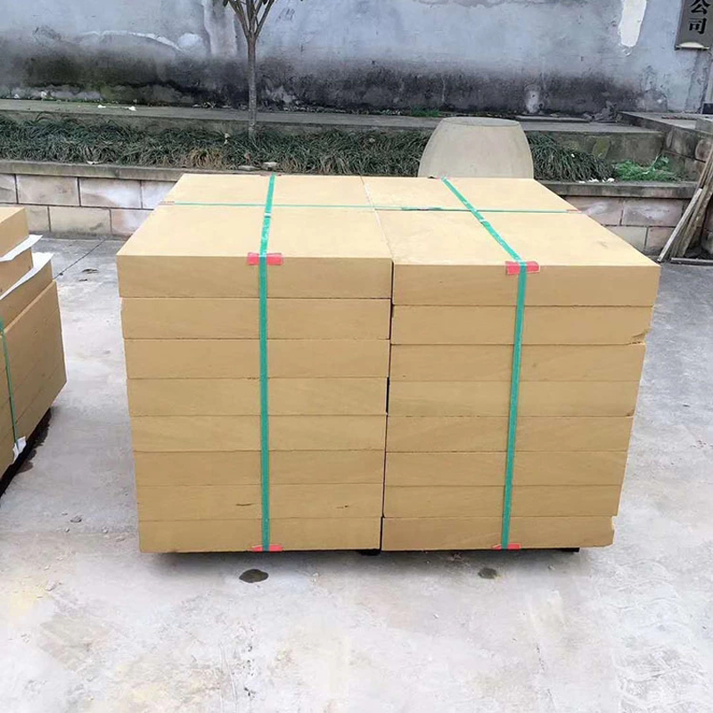Yellow Wooden Honed Sandstone for Wall Landscape
