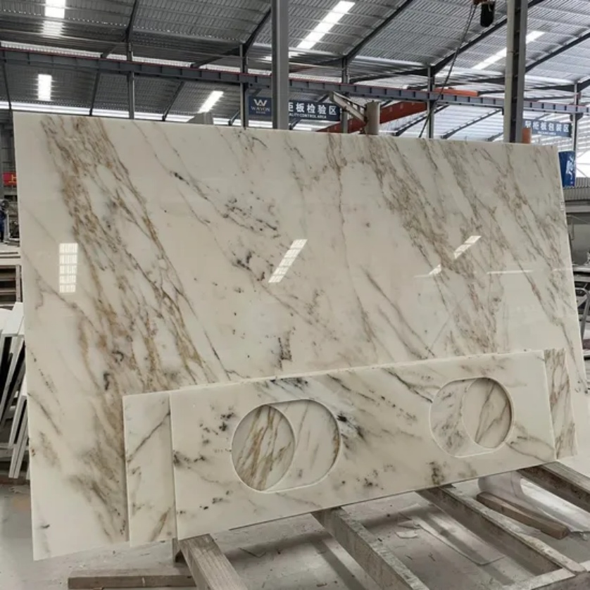 Precision Engineered Edges Ensure That Adjacent PVC Marble Wall Panels Align Perfectly Creating Nearly Invisible Seamless Joints