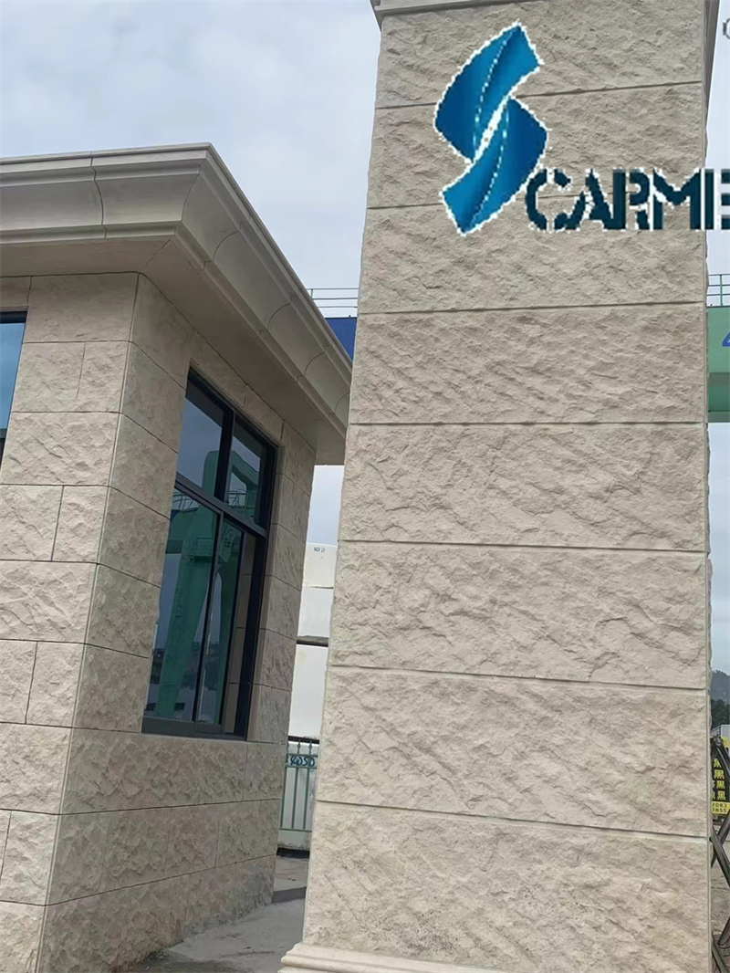 Beige Limestone Natural Stone Surface for Wall