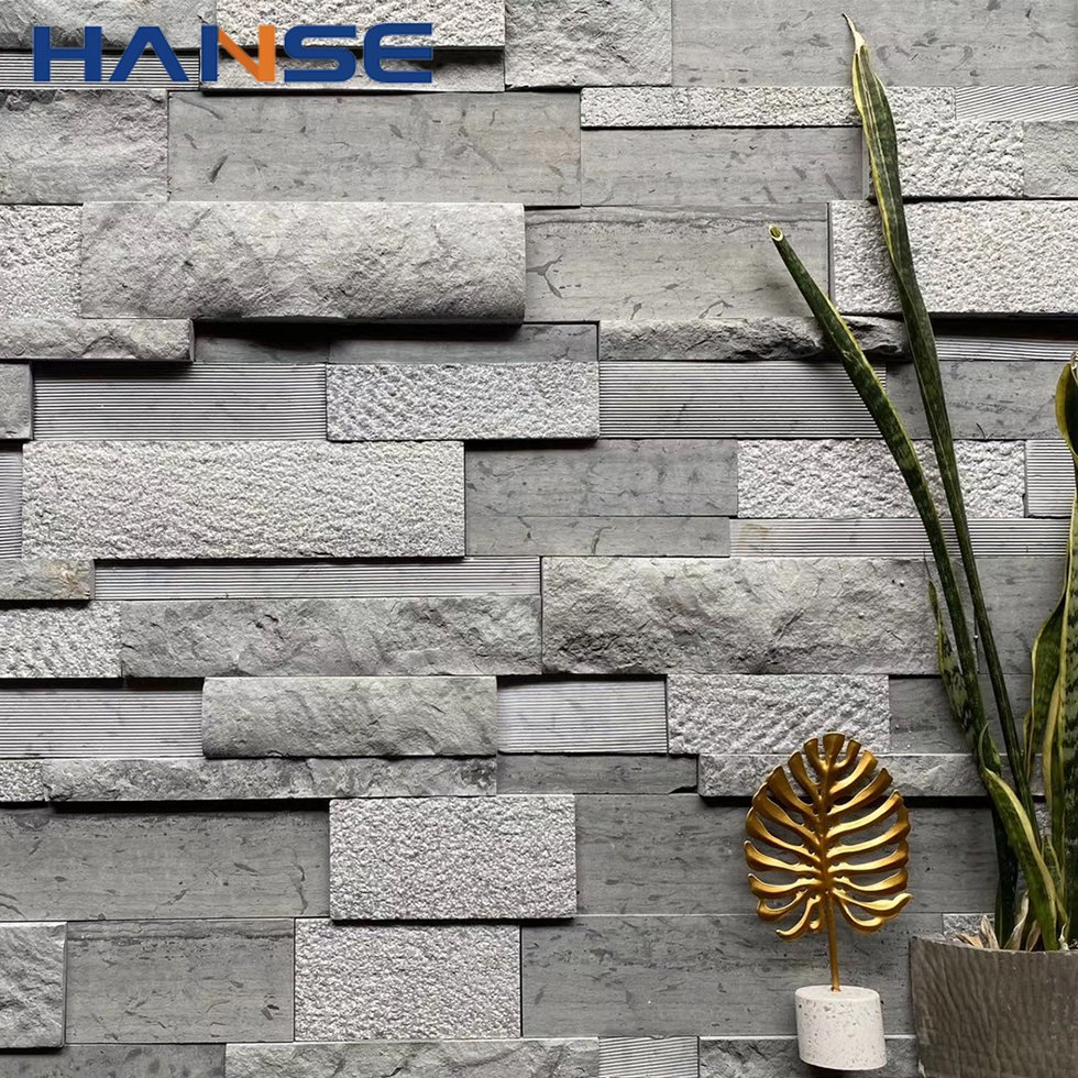 Good Price Limestone Stone Panels Gray Stone Veneer Wall Decoration Natural Slate Cultural Wall Cladding Stone Panels