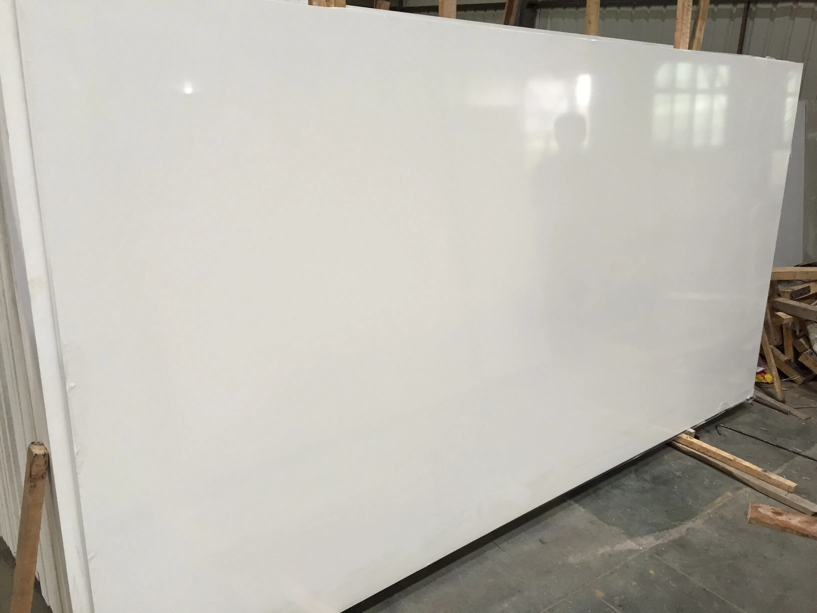 Hot Sale Artificial Pure White Quartz Stone Slab