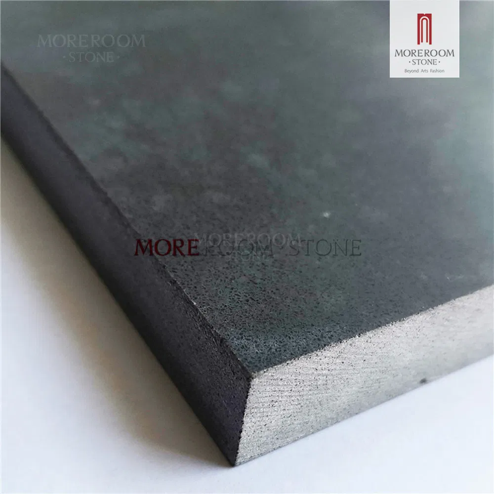 Custom Commercial Modern Style Grey Concrete Quartz Kitchen Countertop