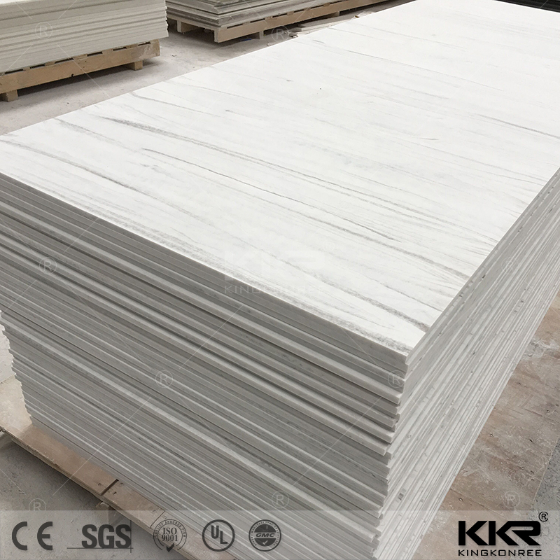 Building Material Artificial Marble Acrylic Stone Solid Surface Sand Blasted Surface Vanity Top