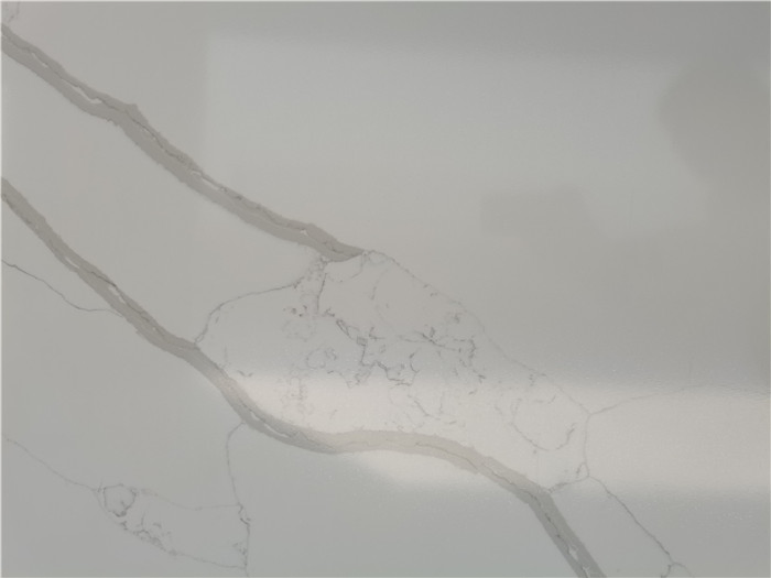 Artificial Stone polished/honed black/white/beige SF-V20190522D calacatta alpha quartz for interiors/indoor kitchen/bathroom countertops/vanity