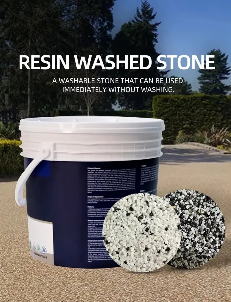 Resin Washed Stone Application