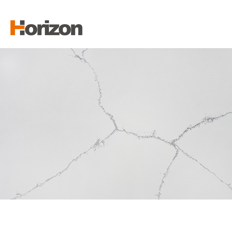 Beautiful Indian White Marble Artificial Quartz Stone Calucatta Carrara Granite Slabs