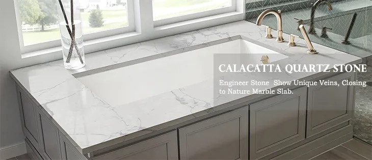 Calacatta Quartz Stone Details