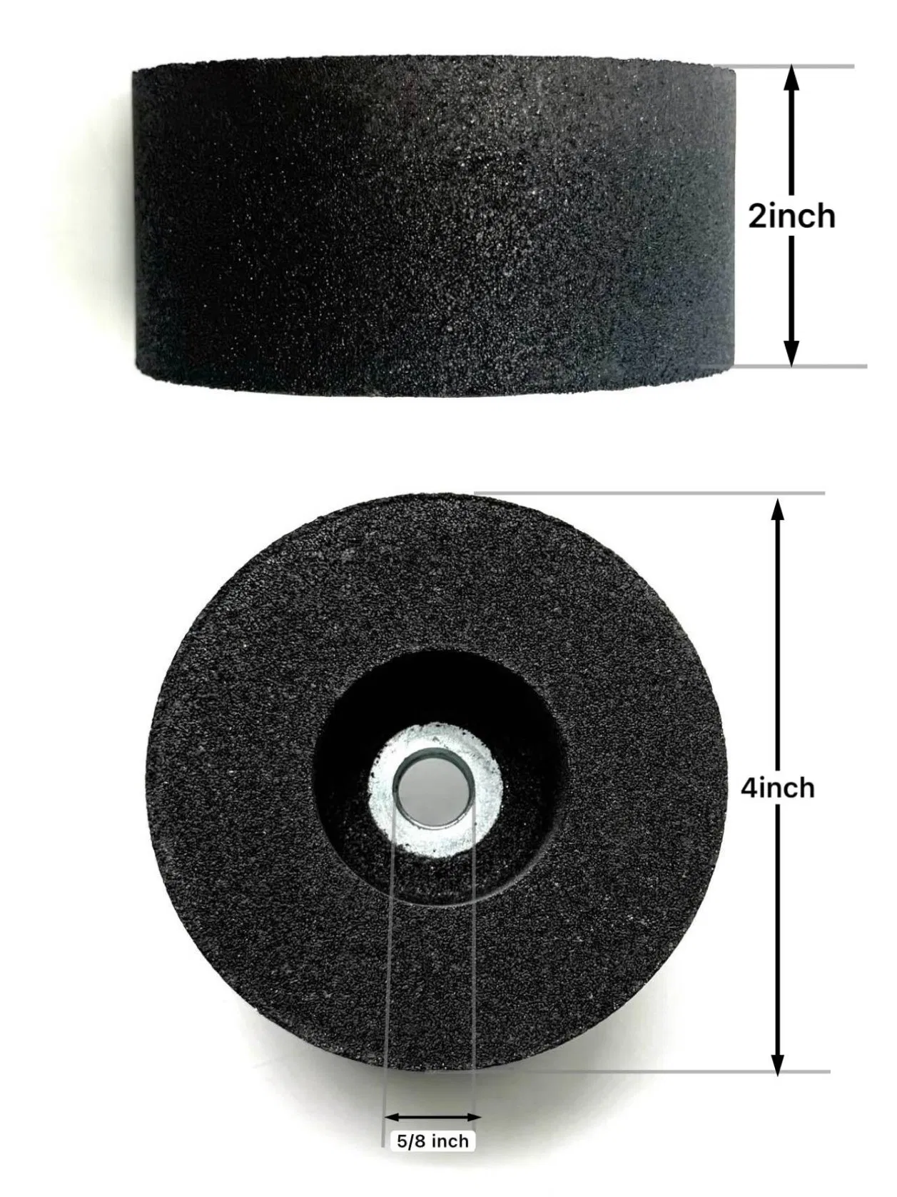 Grinding Stone for Granite Marble and Stone Polishing and Grinding 4X2X5/8-11 <D>