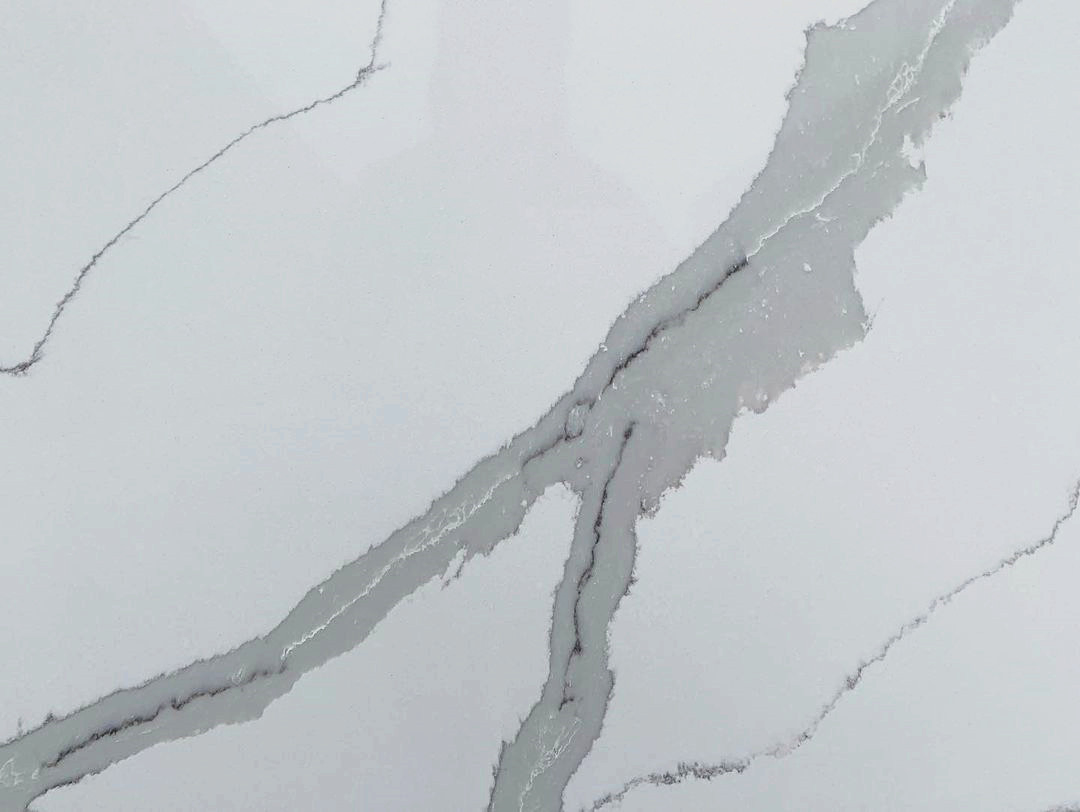 High Quality Artificial Quartz Slab White Calacatta Quartz Stone for Countertop