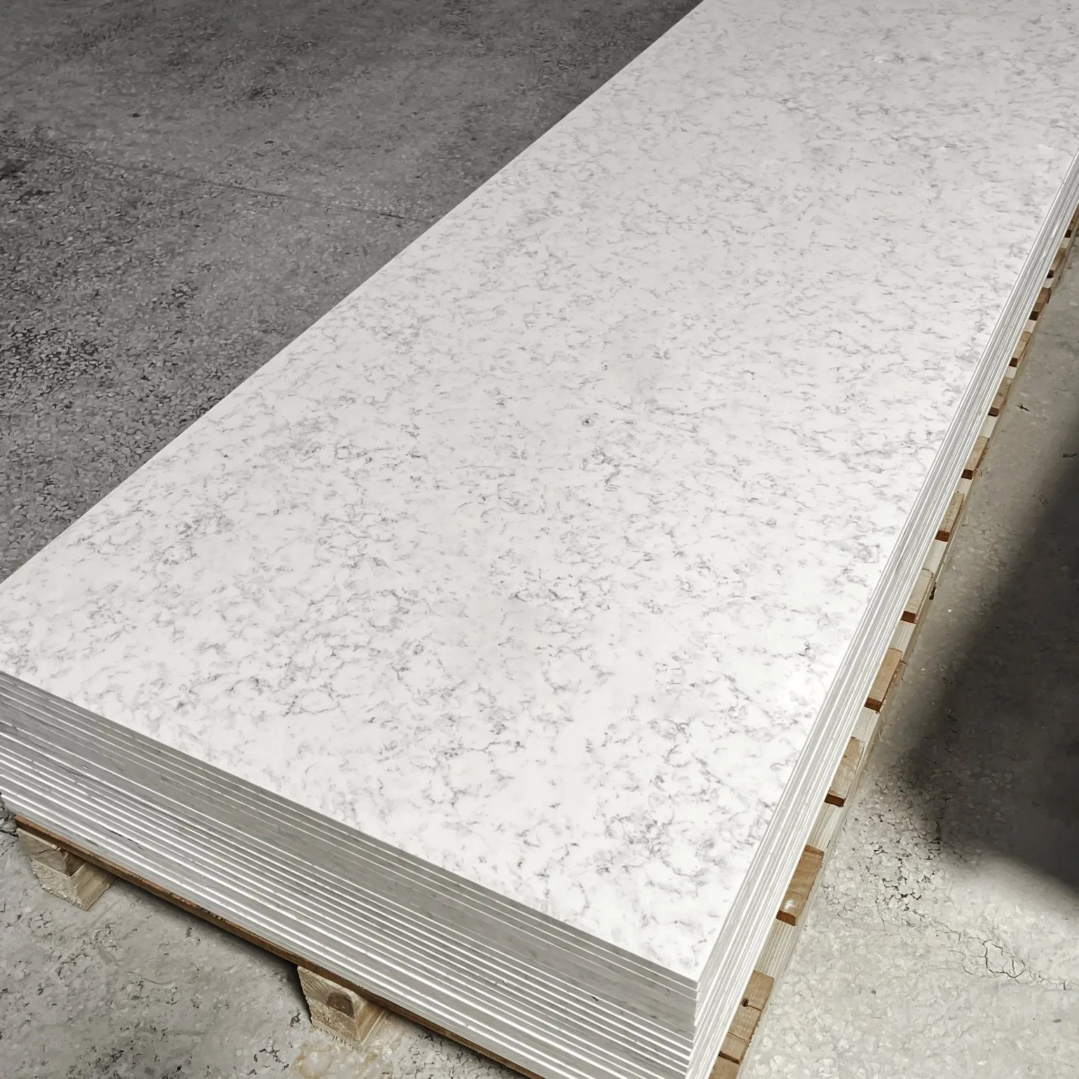White Artificial Marble Translucent Stone Solid Surface by Oliky Made in Dongguan