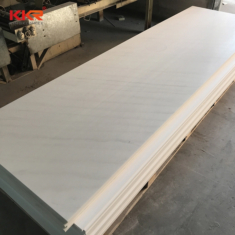 Textured Marble Look Stone Acrylic Solid Surface Sheet Artificial Marble