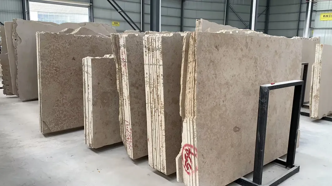 Beige Limestone Wall Facade Panel