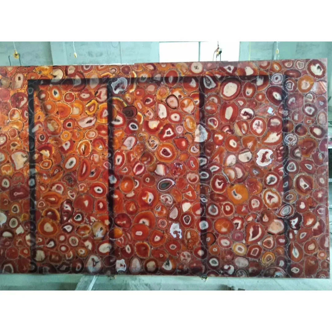 Luxury Marble Home Decor Floor Gemstone Agate Slabs Onyx Stone