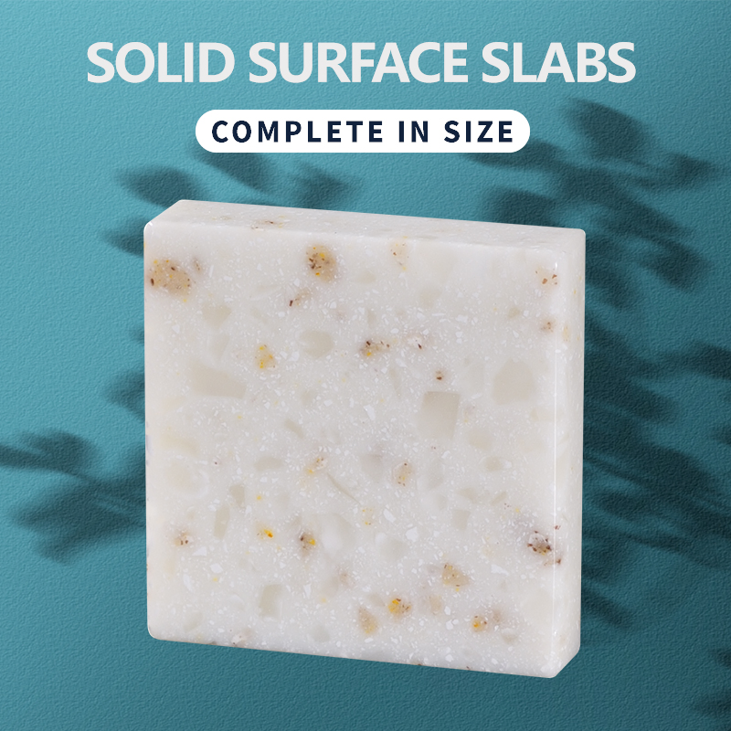 Composite Acrylic Stone Solid Surface Artificial Marble for Worktop Backsplash Wall Floor