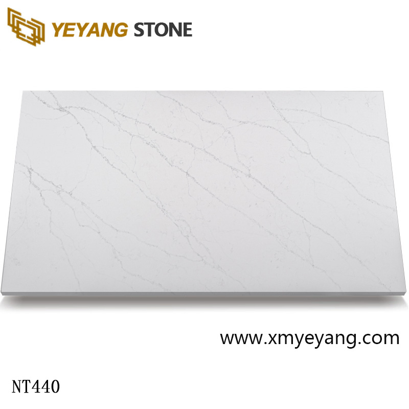 Pure White Quartz Slab/Tile Countertop/Vanity/Island/Table Artificial Quartz Stone