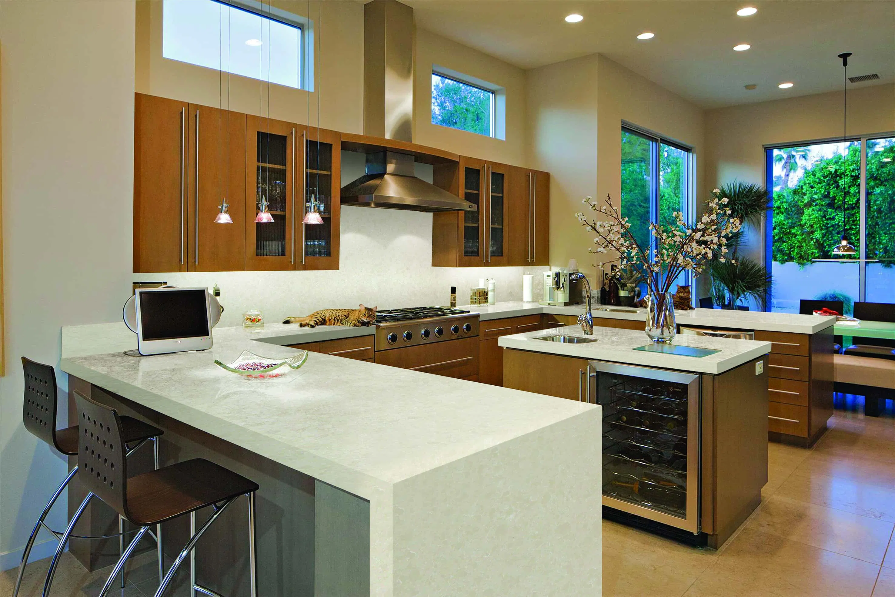 Engineered Worktop Factory Vanity Countertop Solid Surface Sheets Artificial Quartz Particle Slab