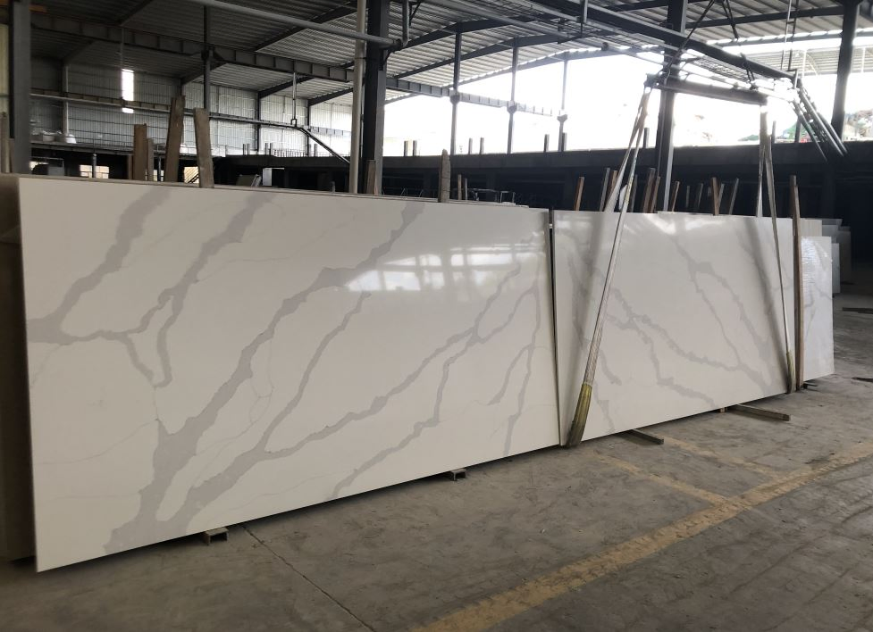 Calacatta Gold Marble Engineered 2cm/3cm Artificial Quartz Stone Slab Worktop/Countertop