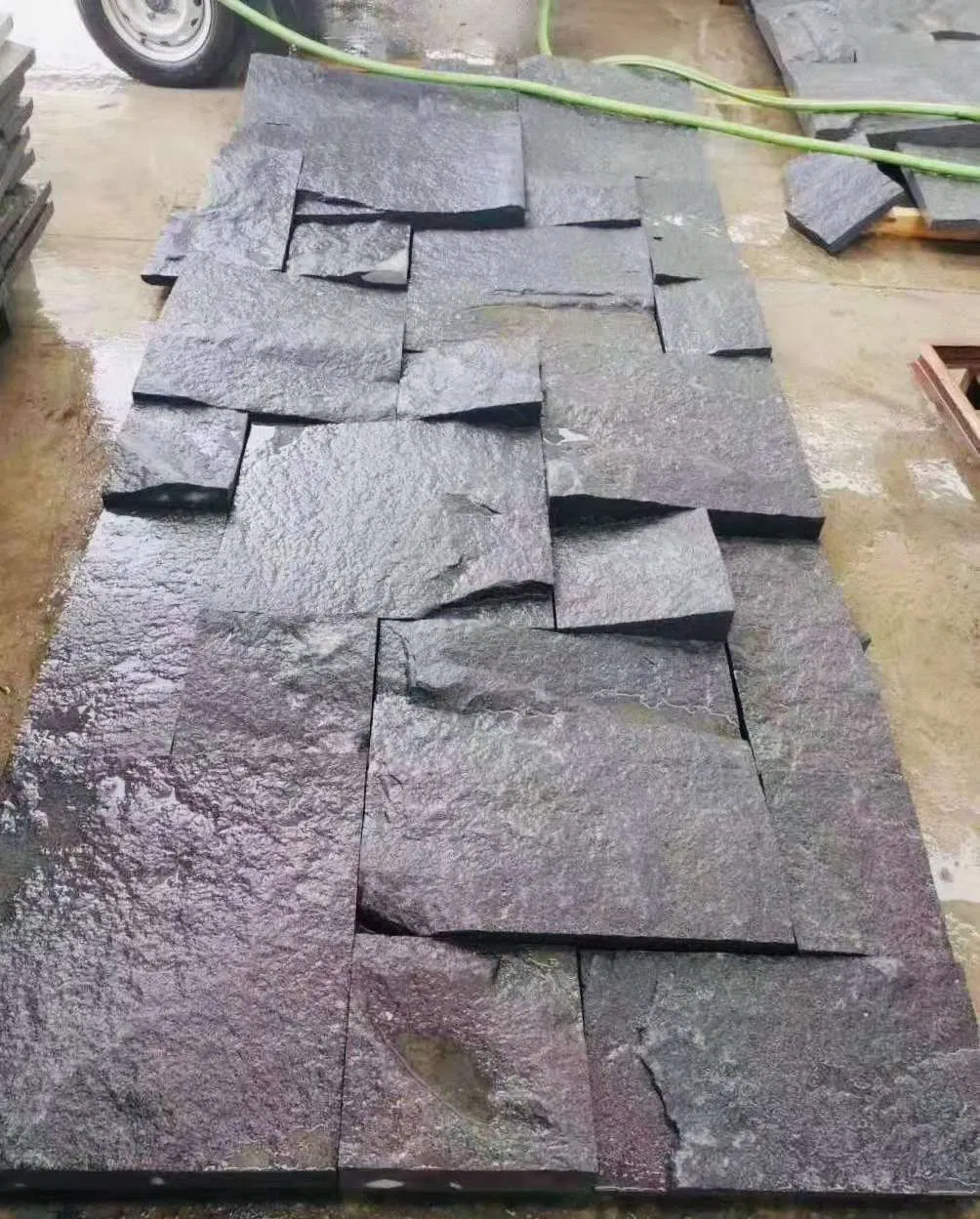 Black Sandstone Wall Decoration