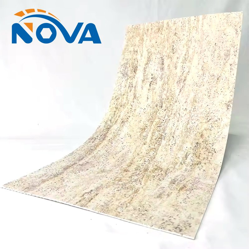 Large Size Travertine Monochrome Color Soft Stone Easy to Installation Flexible Stone for Interior &amp; Exterior Walls