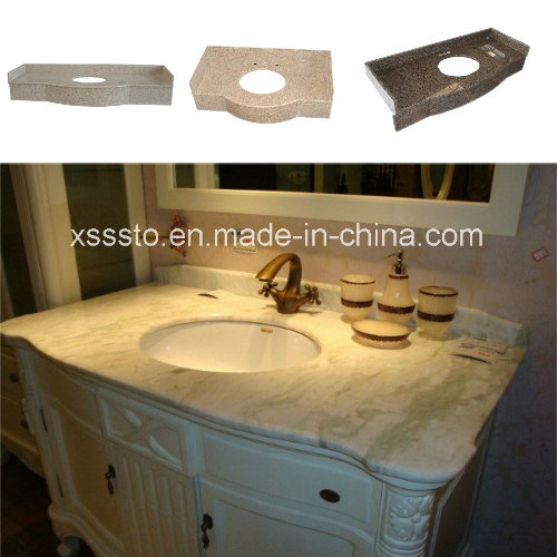 Top Quality Granite Marble Artificial Quartz Polished Slabs Vanity Top