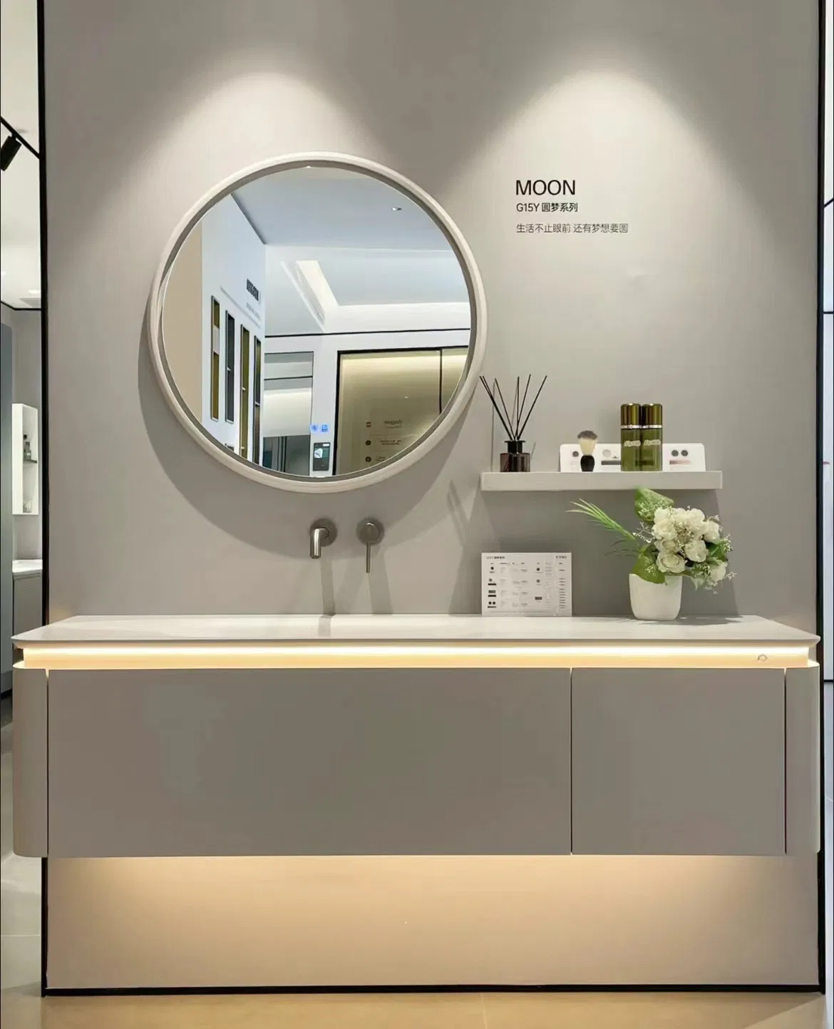 Luxurious Artificial Marble Vanity Top for Chic Bathrooms