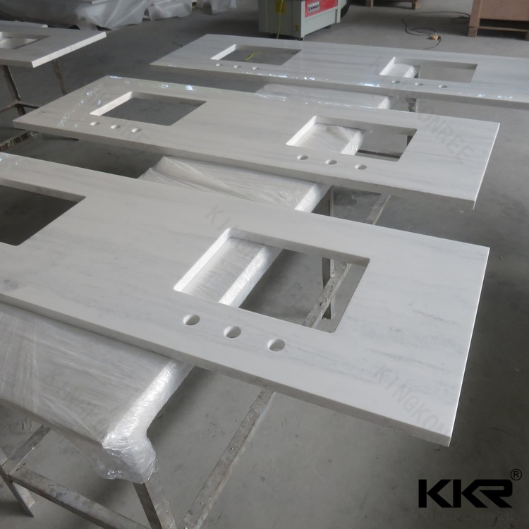 Custom Size Quartz Marble Stone Kitchen Countertops 60inch