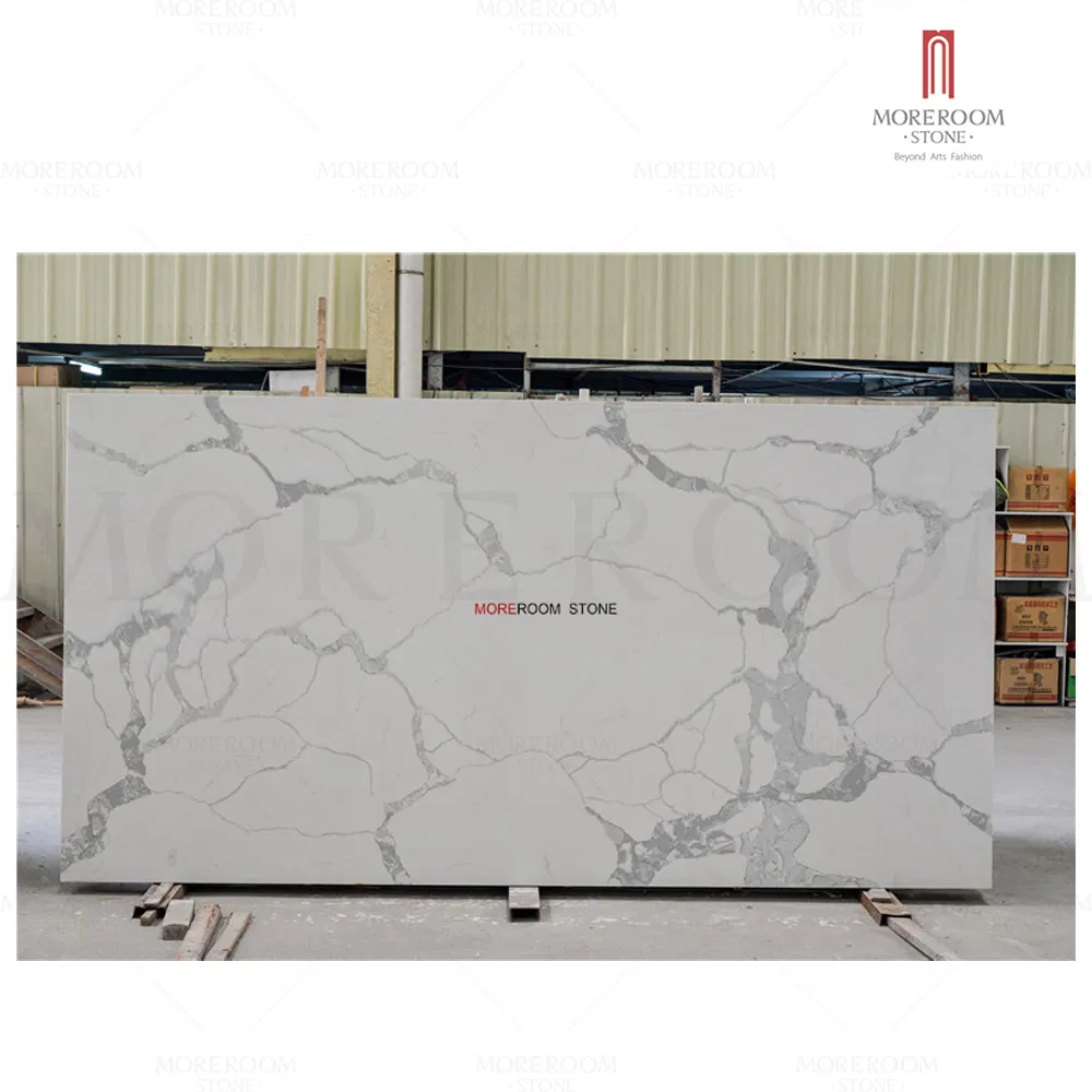 Foshan Hot Sale Marble Look Quartz Stone for Kitchen Countertops