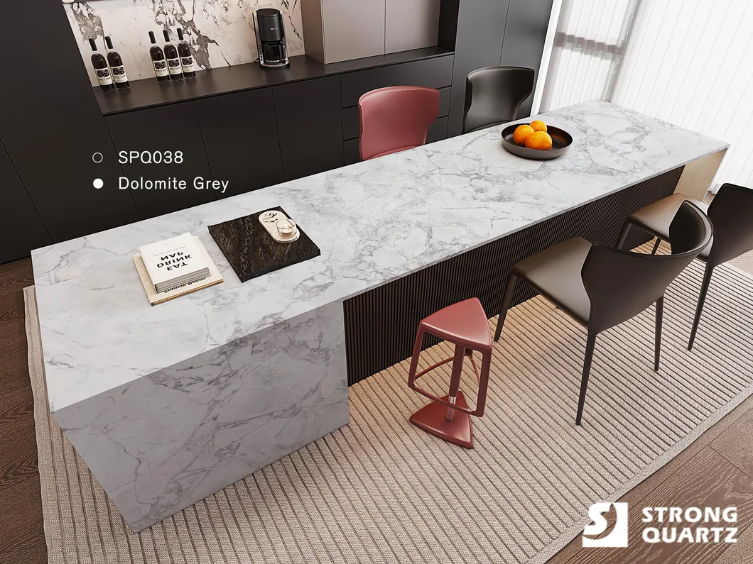 Dolomite Grey 3D Printed Quartz