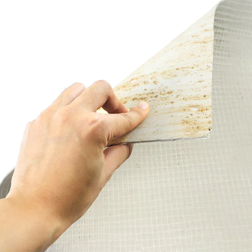 3D Travertine Stone Panel Flexible Veneer Mcm Sheet Use Soft Stone Tiles