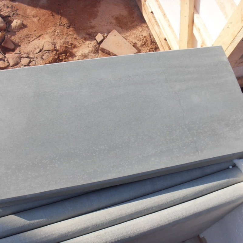 Natural Green Sandstone Honed for Paving