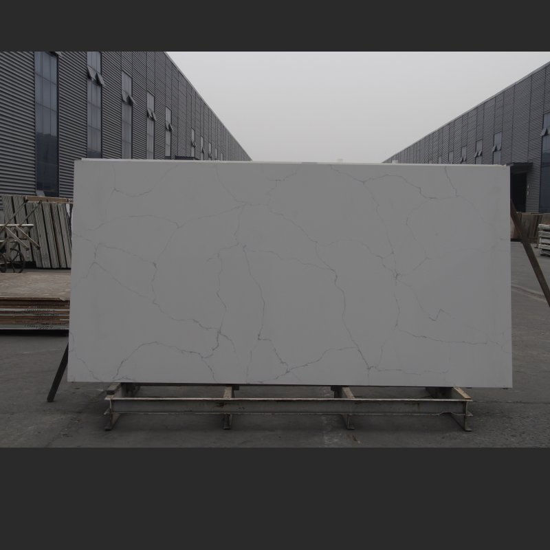 15-30mm Quartz Counter Top Artificial Stones Quartz Slab Vanity Tops Kitchen Countertop Pure White Quartz Slab