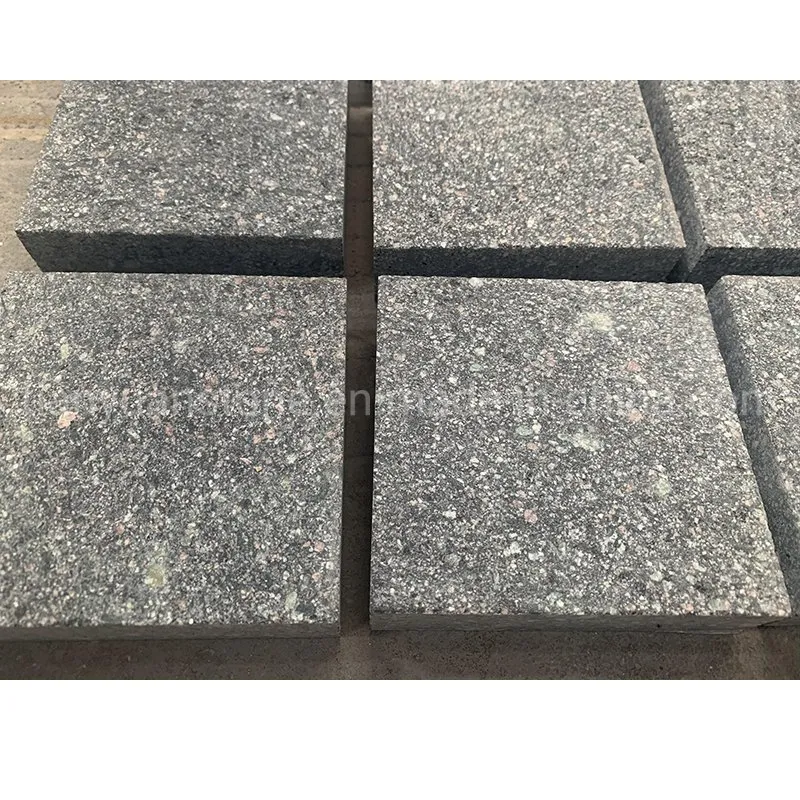 Flamed Green Porphyry Granite 1