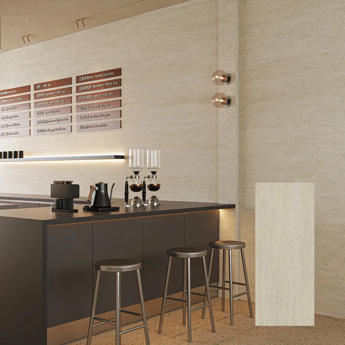 Decoration Flexible Stone Travertine Wall Panel Building Material Artificial Veneer Soft Stone